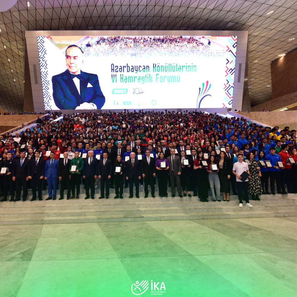 IKA volunteers at "VI Solidarity Forum of Azerbaijan Volunteers"!